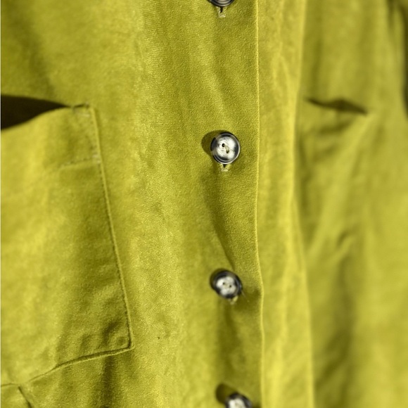 Vintage Encore Jeans Olive Button Down Shirt - Picture 4 of 10